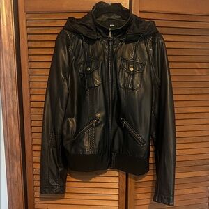 BDG Women's Black Faux Leather Jacket